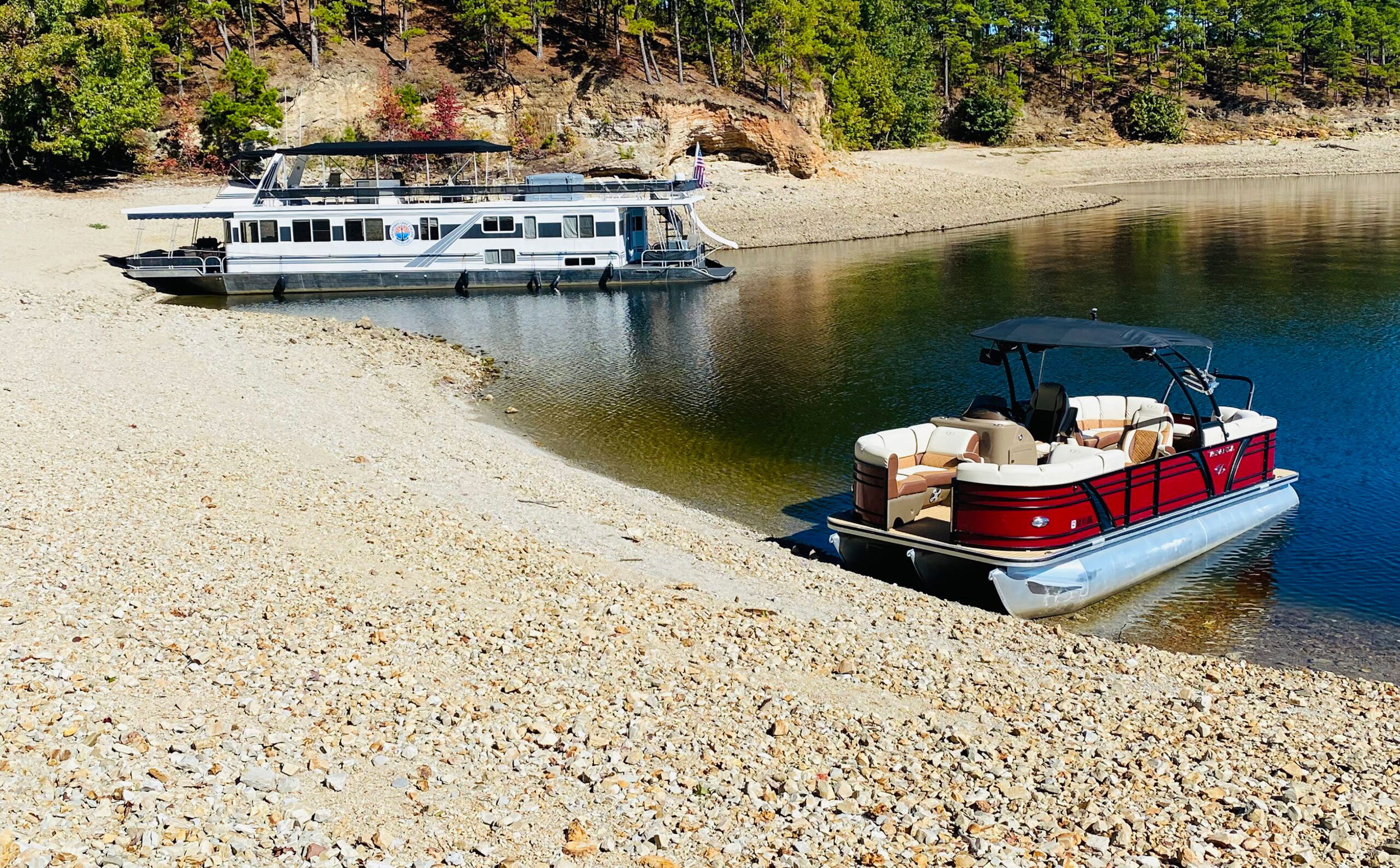 Houseboat on Lake